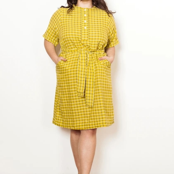 BNWT - Ace & Jig Arena Dress in chartreuse sz S - Picture 2 of 5